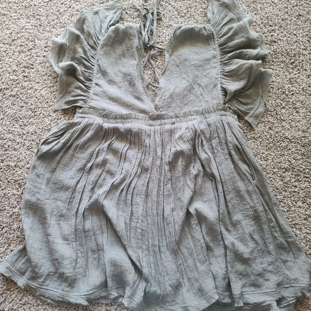 Moss green Vici dress